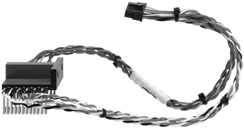 Slip Ring Brush Block with twisted pair stator leads,