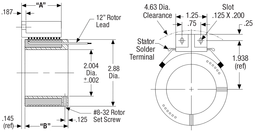 Slip-Ring with 2.00 in bore specifications